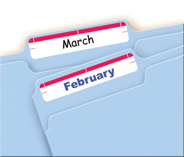 Avery File Folder Labels on 4